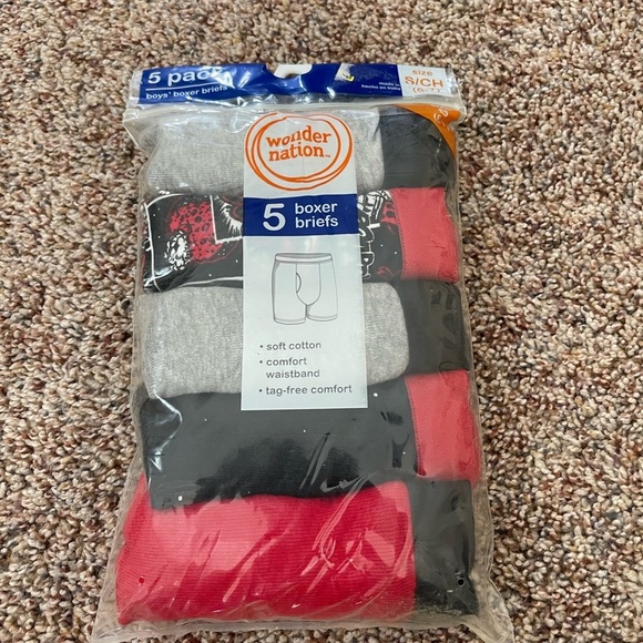 Other - wonder nation boys boxer brief 5pck size small 6/7
